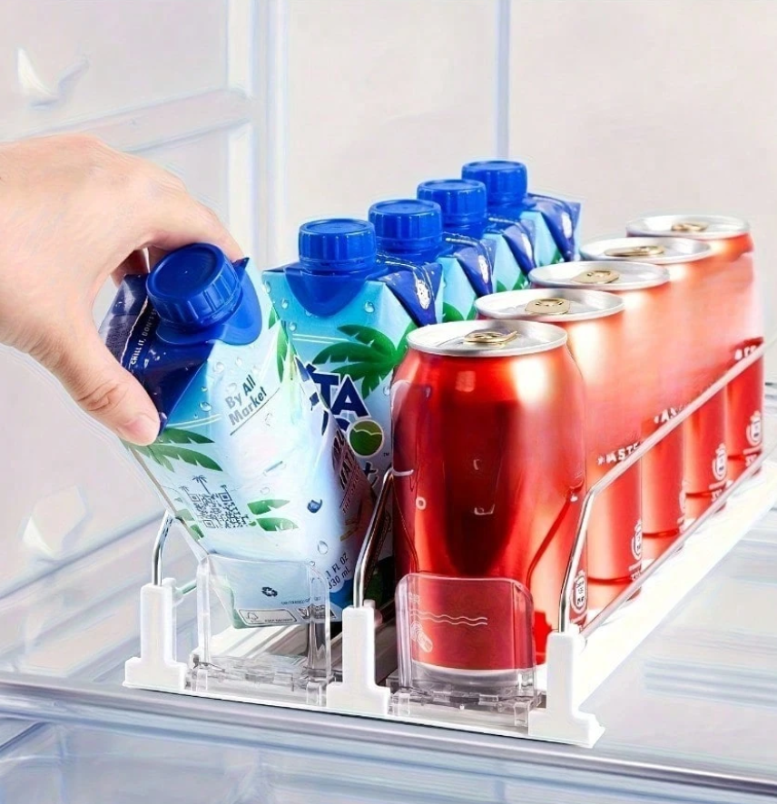 Auto-Roll Can Rack.
