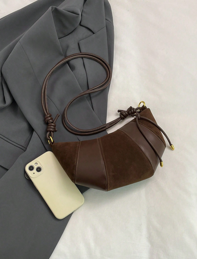 Premium Matte Ox Horn Design Small Crossbody Bag