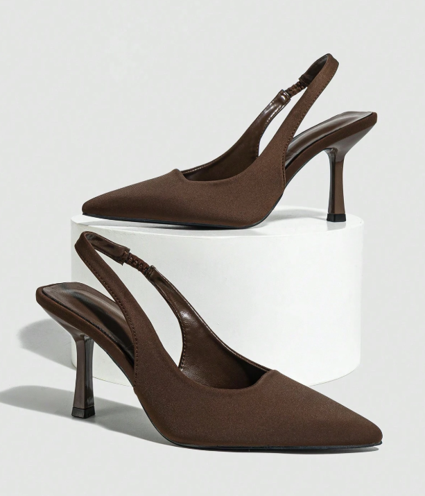 Women's Casual High Heels With Pointed Toe, Thin Heel