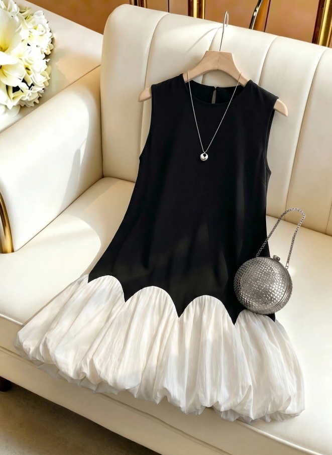 Black And White Tea Party Dress
