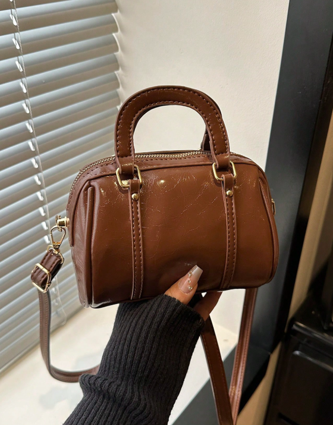 Versatile Mini Minimalist Elegant Handbag, Classic Versatile Texture Women's Diagonal Shoulder Bag