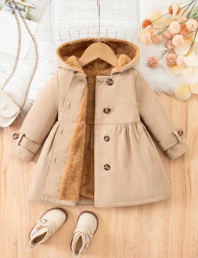 Baby Girls' Hooded Winter Coat