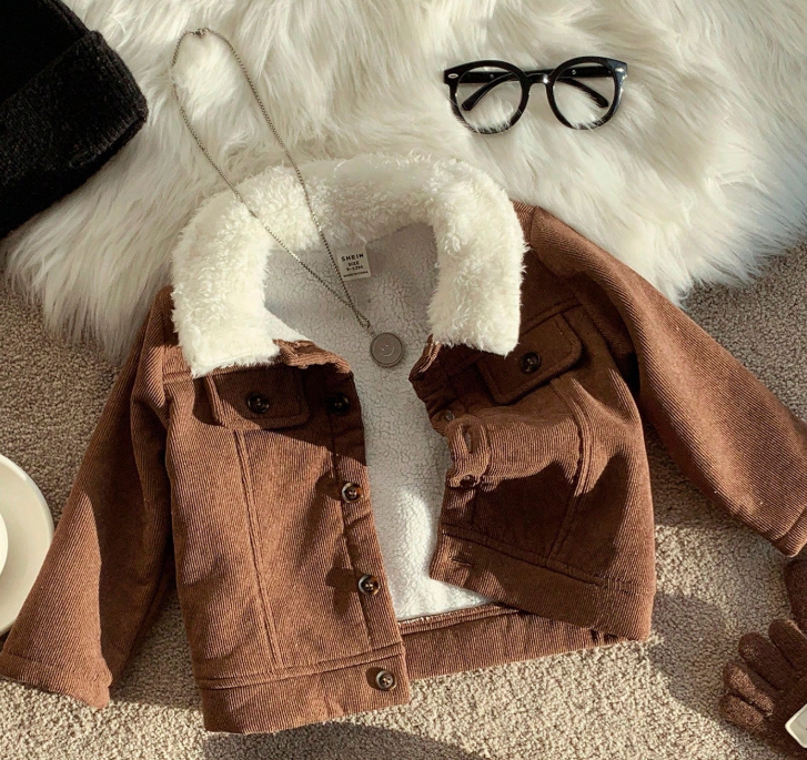 Baby Boys Brown Corduroy Jacket,