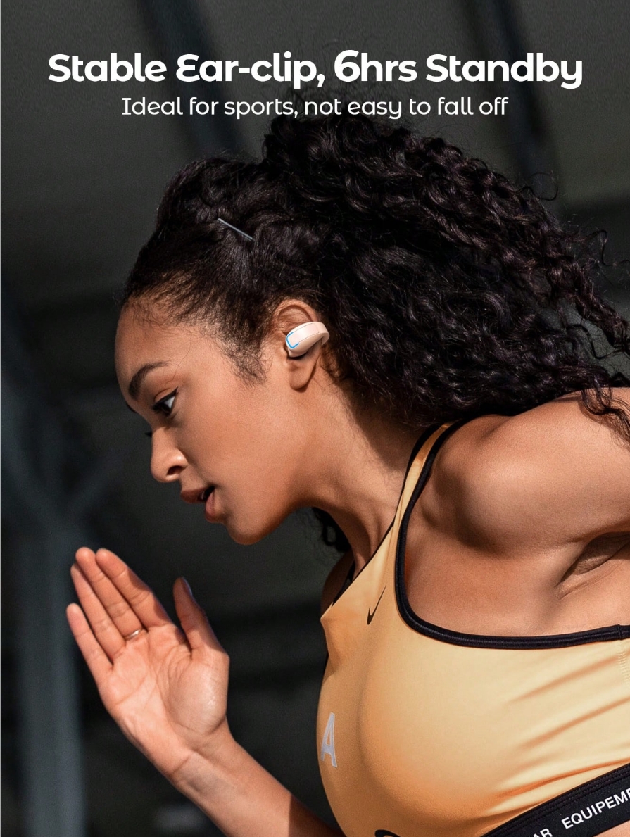 Teckwe Single Bone Conduction Wireless Earphone