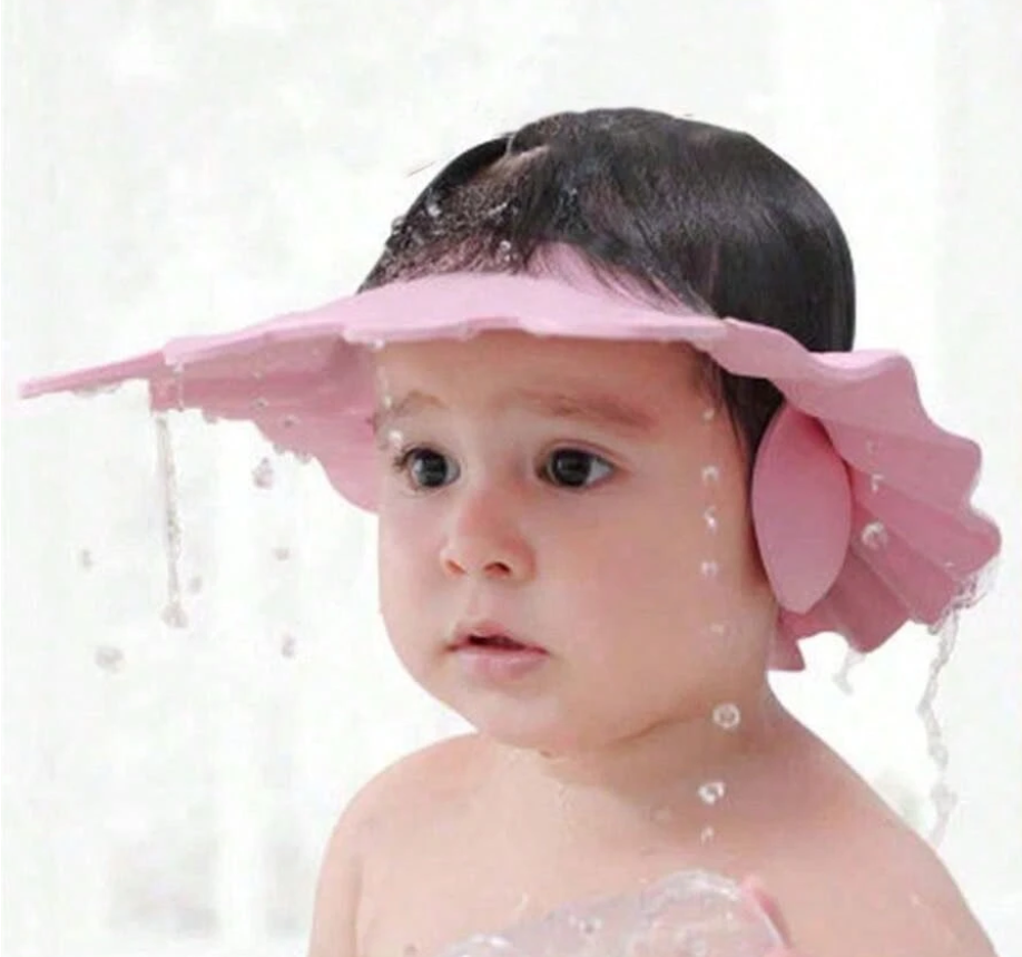 1pc Waterproof Shampoo Cap With Ear Protection For Children