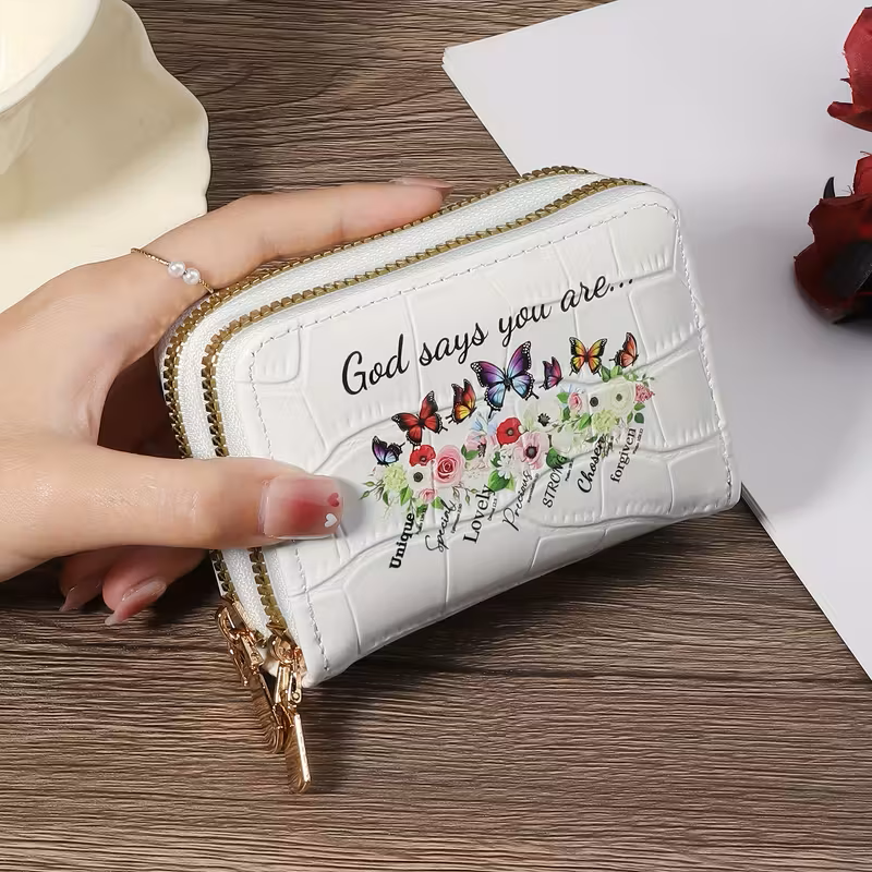Cute Printed Women's Card Case, Lightweight