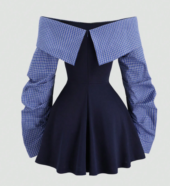 Off-Shoulder Mini Dress