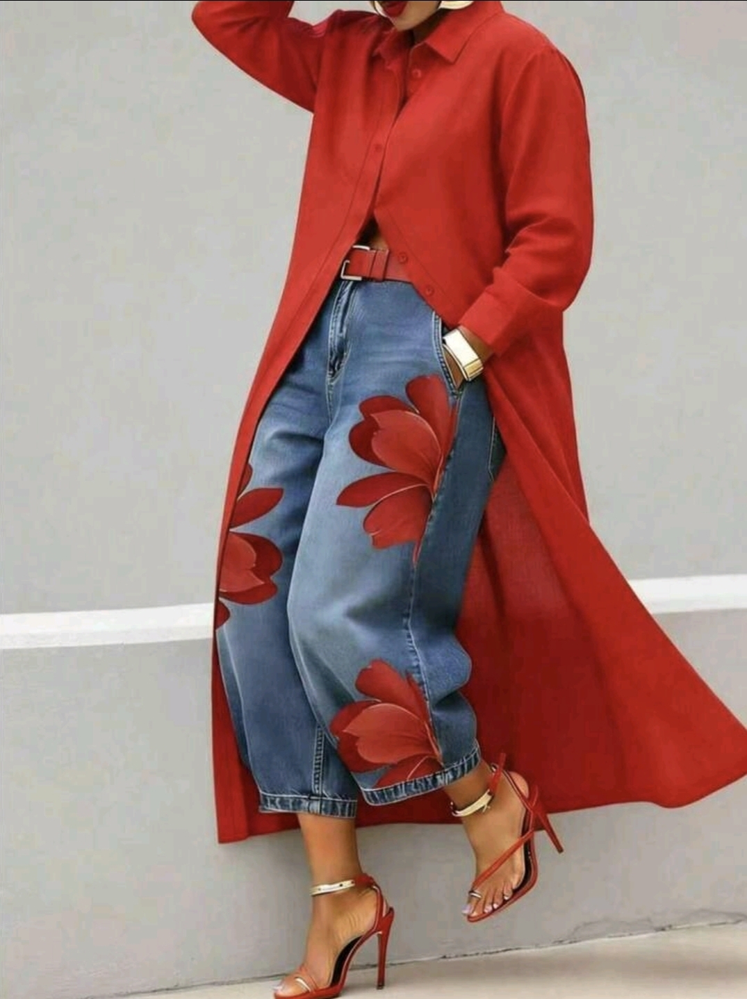 Women's Casual Solid Color Long Sleeve Dress, Elegant Minimalist Loose Vacation Blouse With Buttons 