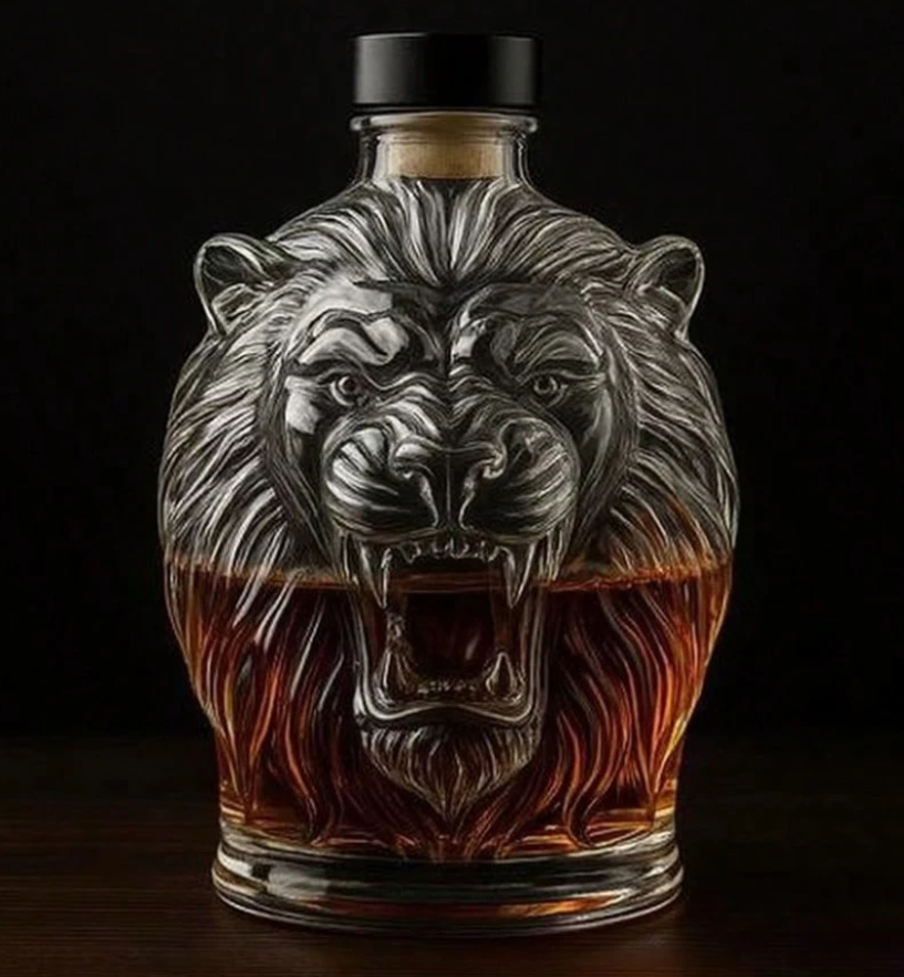 Lion Head Decanter