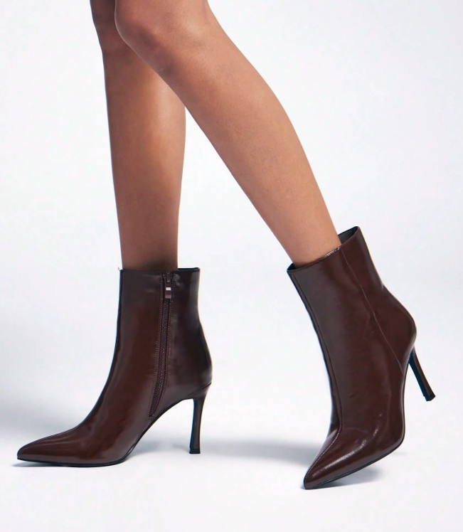 Kitten Heel Ankle Boots.