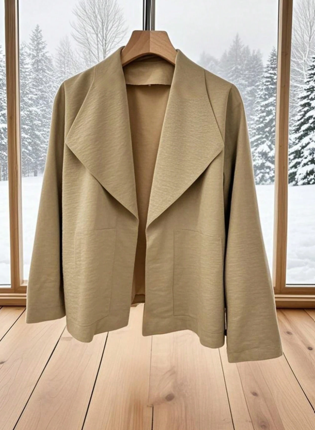 Women's Casual Commuter Cropped Coat